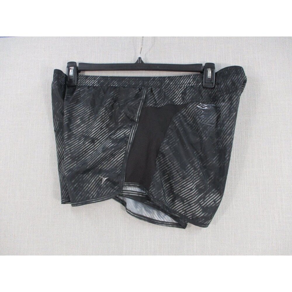 Old Navy Active Womens Running Shorts L/G Black & Gray Pattern‎ - Picture 8 of 9